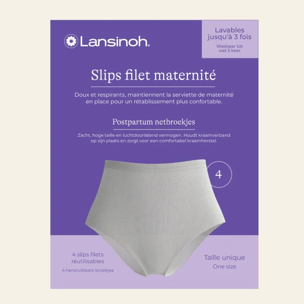 Lansinoh Slips Filet Maternité - Pack de 4