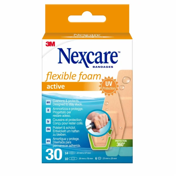 Nexcare Active Flexible Pansements - 30 pansements