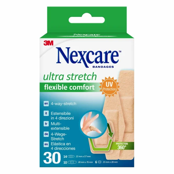Nexcare Flexible Comfort Ultra - 30 pansements
