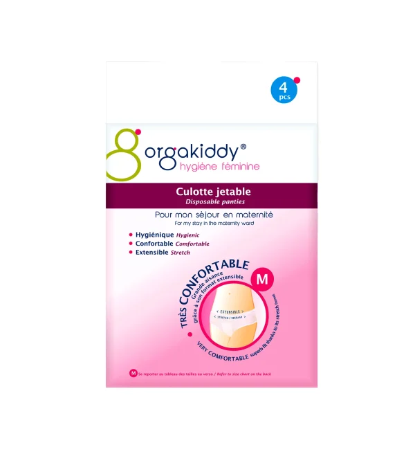 Orgakiddy Culottes jetables post-partum - M