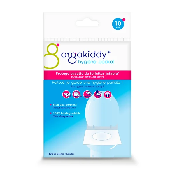 Protège-cuvette Orgakiddy - 10 pièces