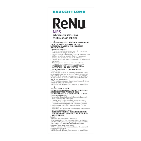 ReNu MPS Sensitive Eyes Solution