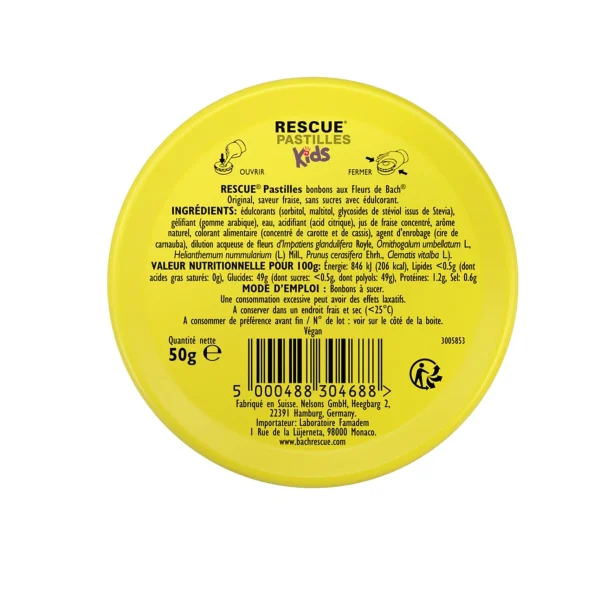 Rescue Kids Pastilles Fraise
