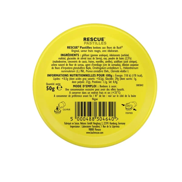 Rescue Pastilles Fruits Rouges