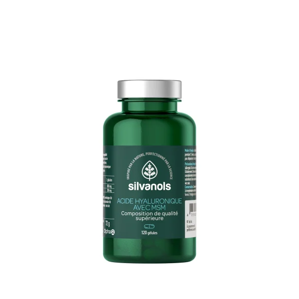 Silvanols Acide Hyaluronique MSM - 120 gélules