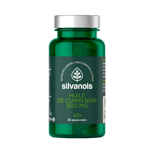 Silvanols Huile de Cumin Noir - 60 capsules