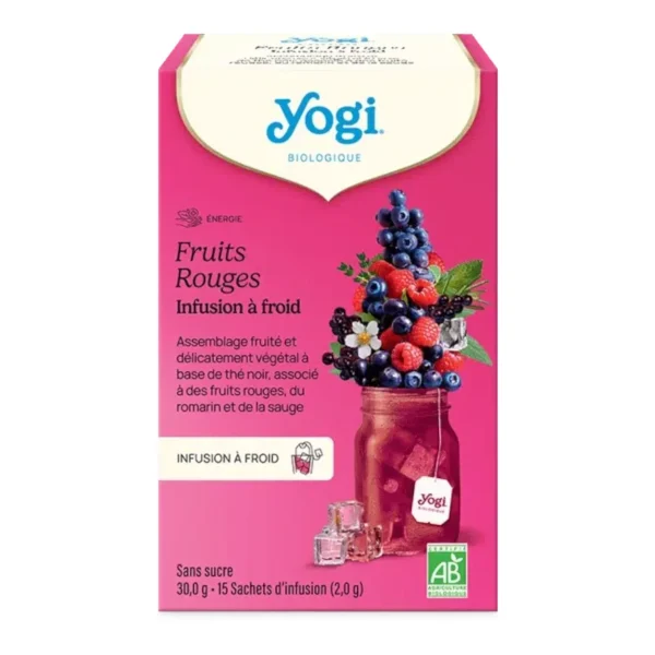 Yogi Tea Cold Brew Fruits Rouges - 15 sachets