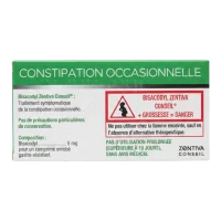 Bisacodyl Zentiva constipation dos