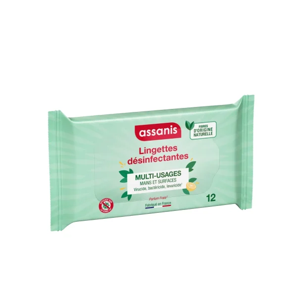 Assanis Lingettes désinfectantes - 25 lingettes