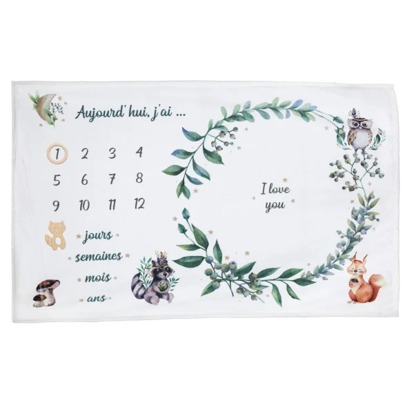 Atmosphera Nature Couverture étape - 120x80cm