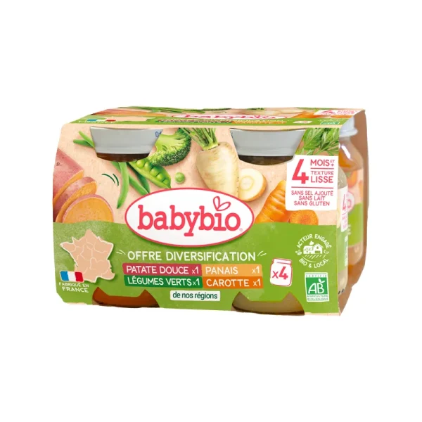 Babybio Pack Mes premiers légumes - 4x130g