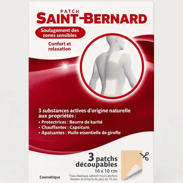 Baume Saint Bernard Patch Chauffant - 3 patchs