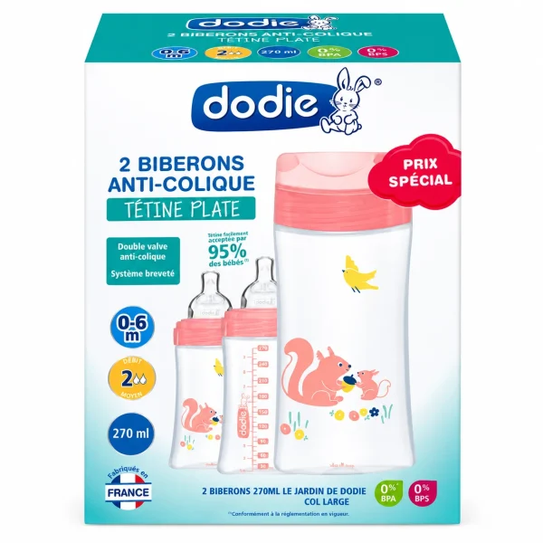 Dodie Sensation+ Biberons - 2x270ml