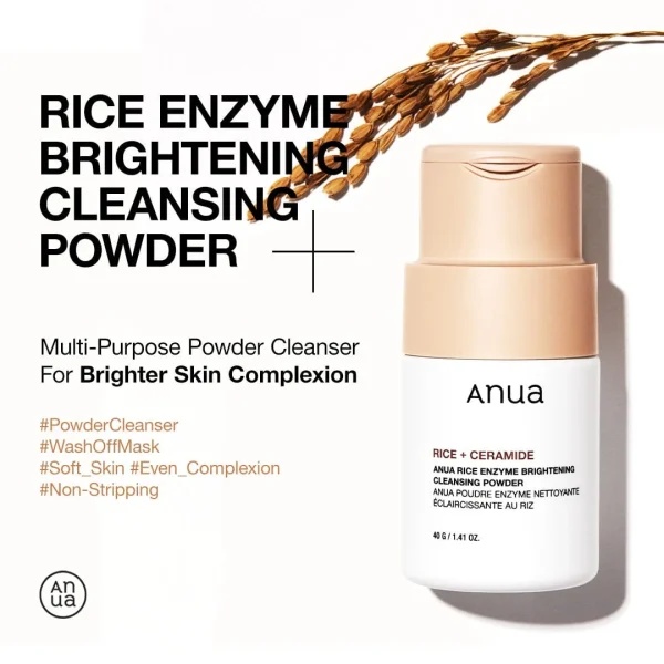 Anua Rice Enzyme Poudre Nettoyante