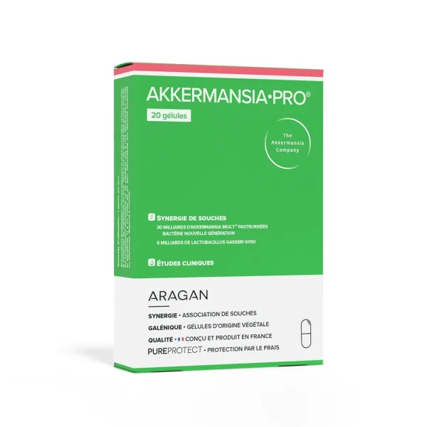Aragan PureProtect Akkermansia Pro - 20 gélules