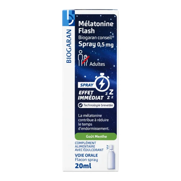 Biogaran Conseil Mélatonine Flash - 20ml