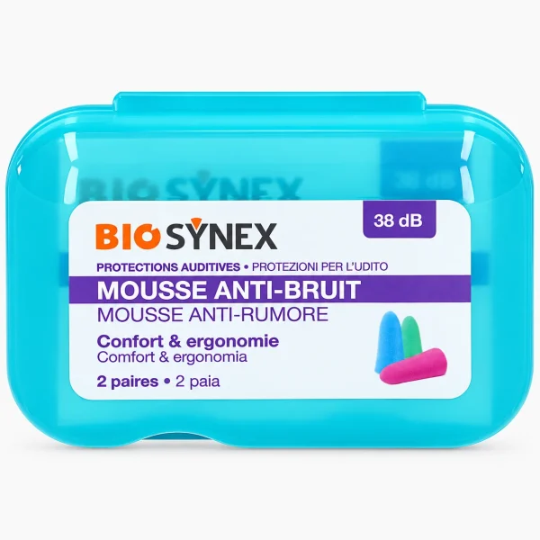 Biosynex Protections Auditives Mousse - 2 paires