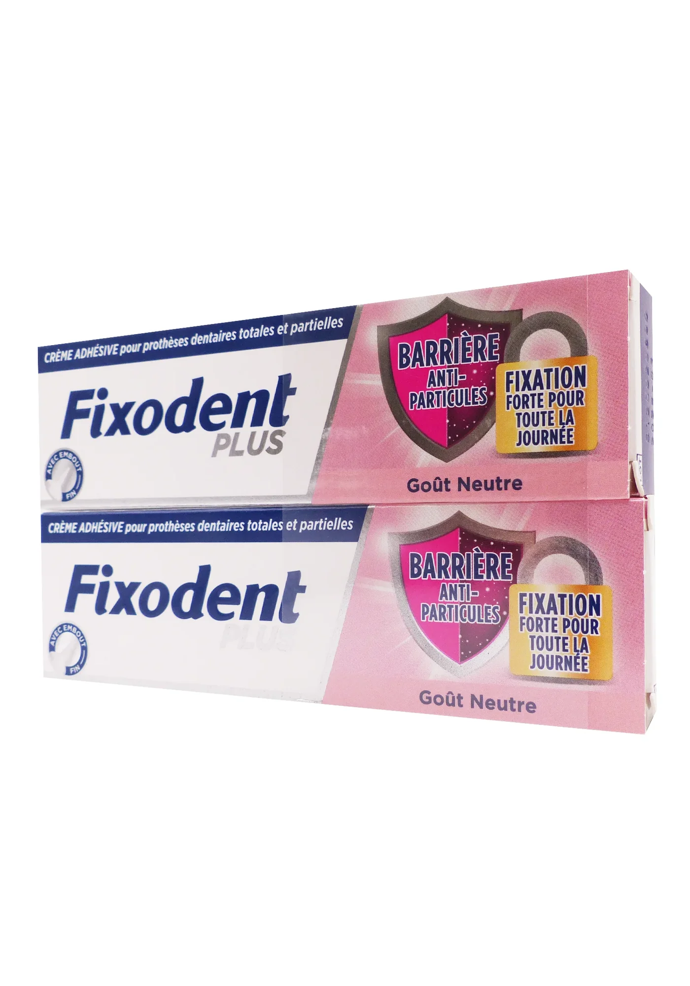 Fixodent Plus Goût Neutre - 2x35g