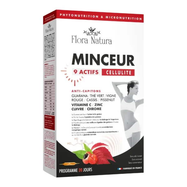 Flora Natura Minceur Cellulite - 20 ampoules