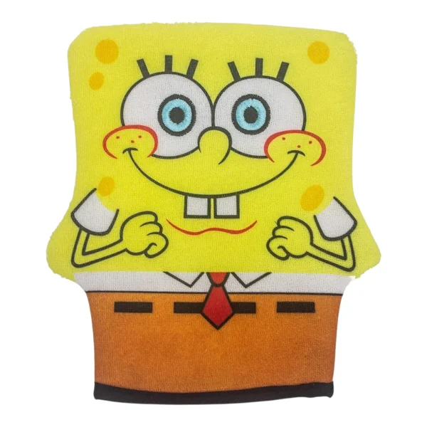 Gant de toilette Bob l'éponge Tinoukou - 16x21cm