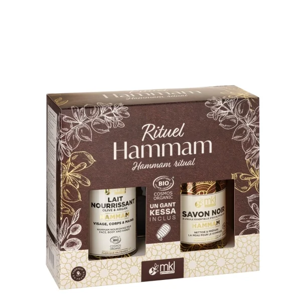 MKL Green Nature Coffret Hammam - 400ml + 500ml + 1 gant