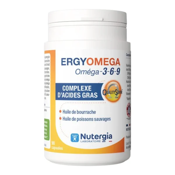Nutergia Ergyomega Oméga-3-6-9 - 90 capsules