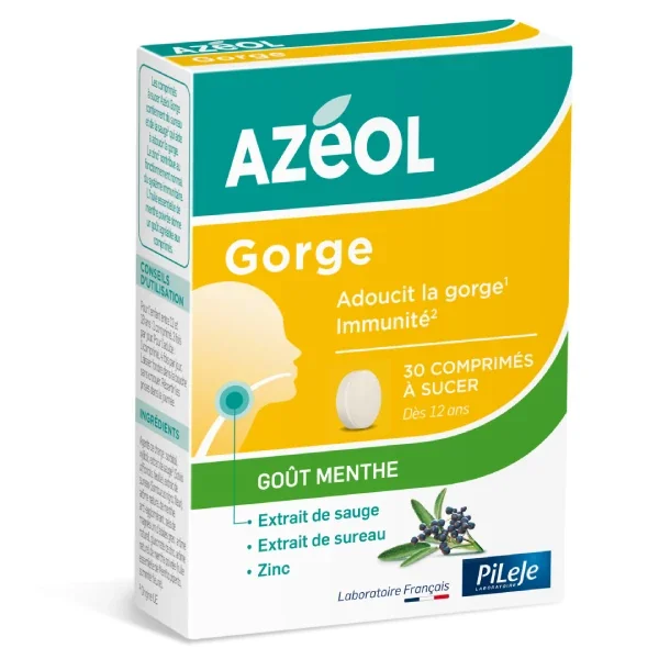 PiLeJe Azéol Gorge Comprimés - 30 comprimés