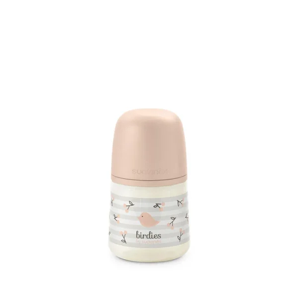 Suavinex Birdies Biberon - Rose