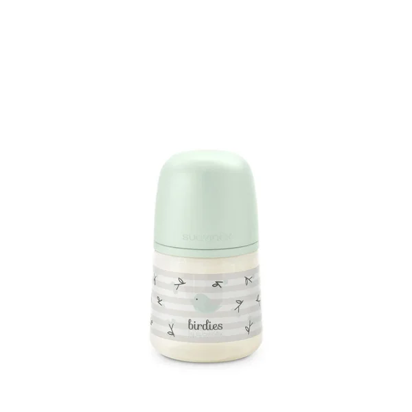 Suavinex Birdies Biberon - Vert
