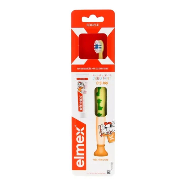Elmex Brosse à Dents Débutant - Jaune - Vert