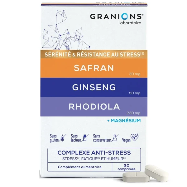 Granions Complexe Équilibre Émotionnel - 30 comprimés