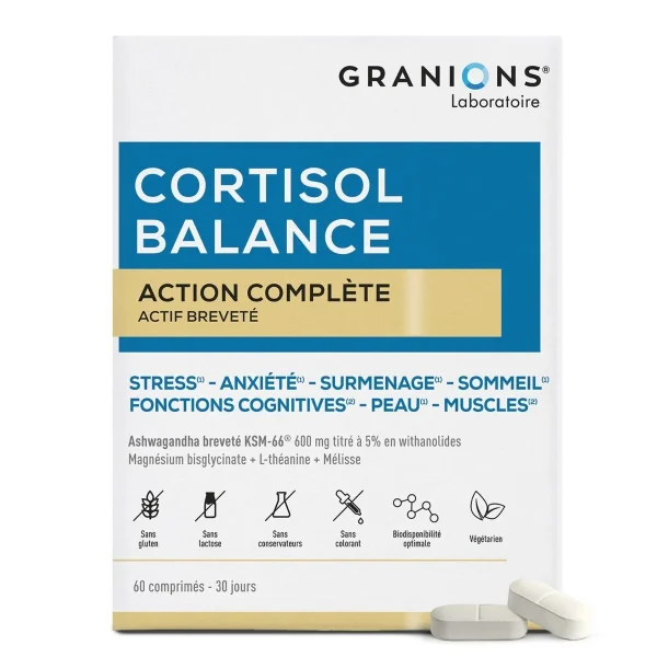Granions Cortisol Balance - 60 comprimés