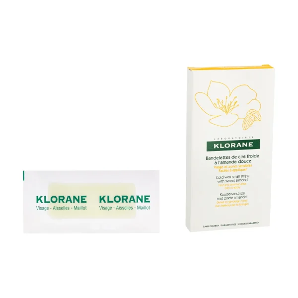 Klorane Bandelettes de cire froide - Sachet 6 Unités