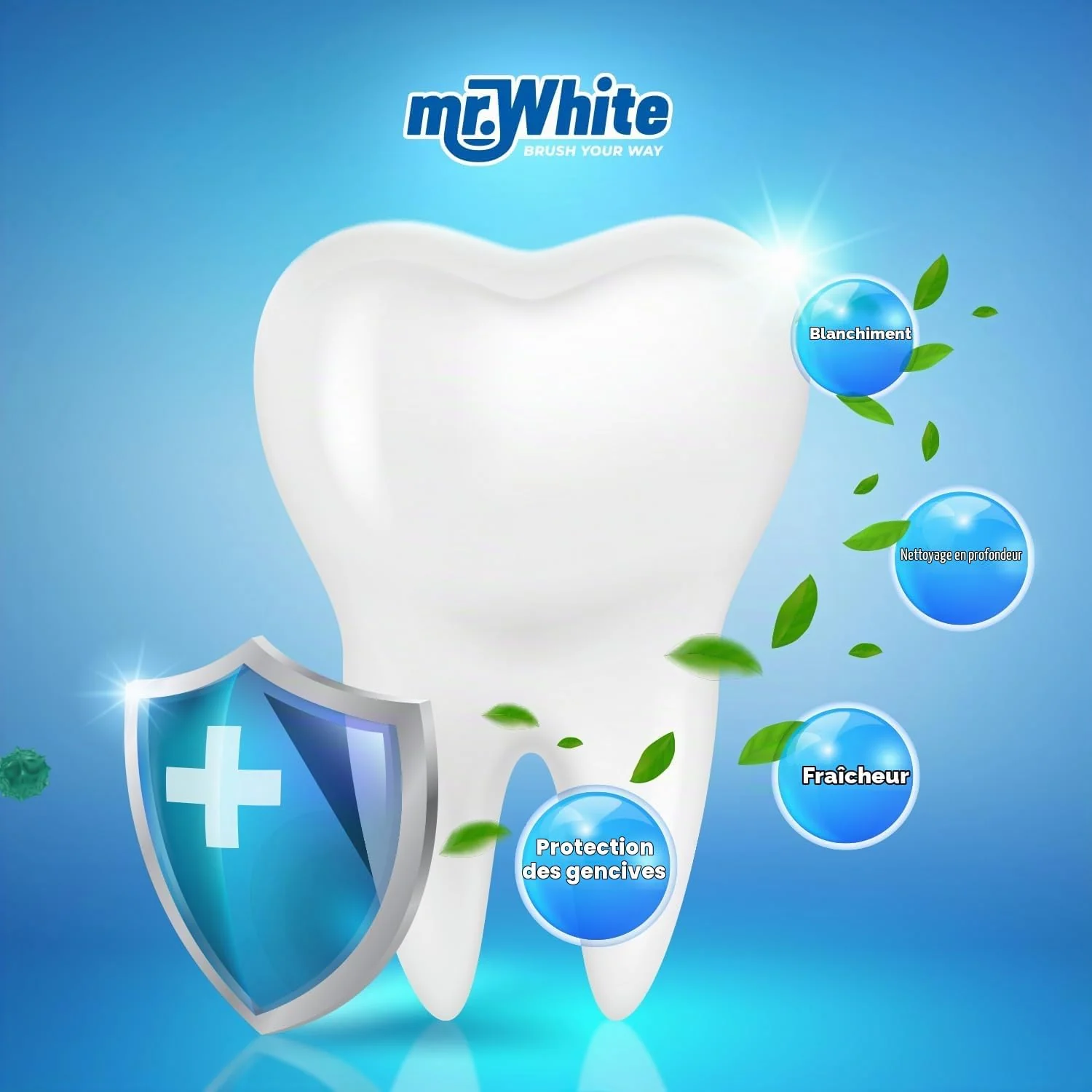 Mr White Mickey Dentifrice