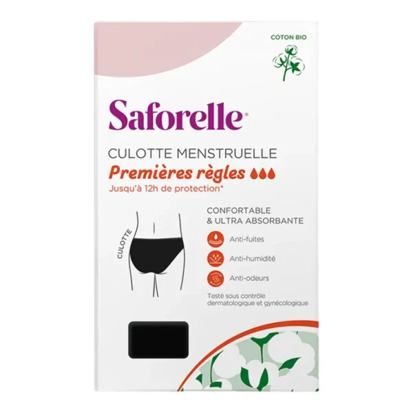 Saforelle Culotte Menstruelle - Taille 12-14 ans